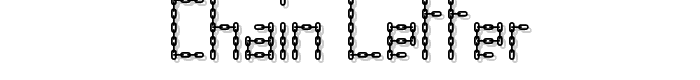 Chain Letter font
